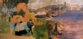 斯坦利 斯賓塞 People by the River 斯坦利 斯賓塞 People by the River